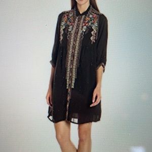 Johnny Was cocoa Clarissa Dress